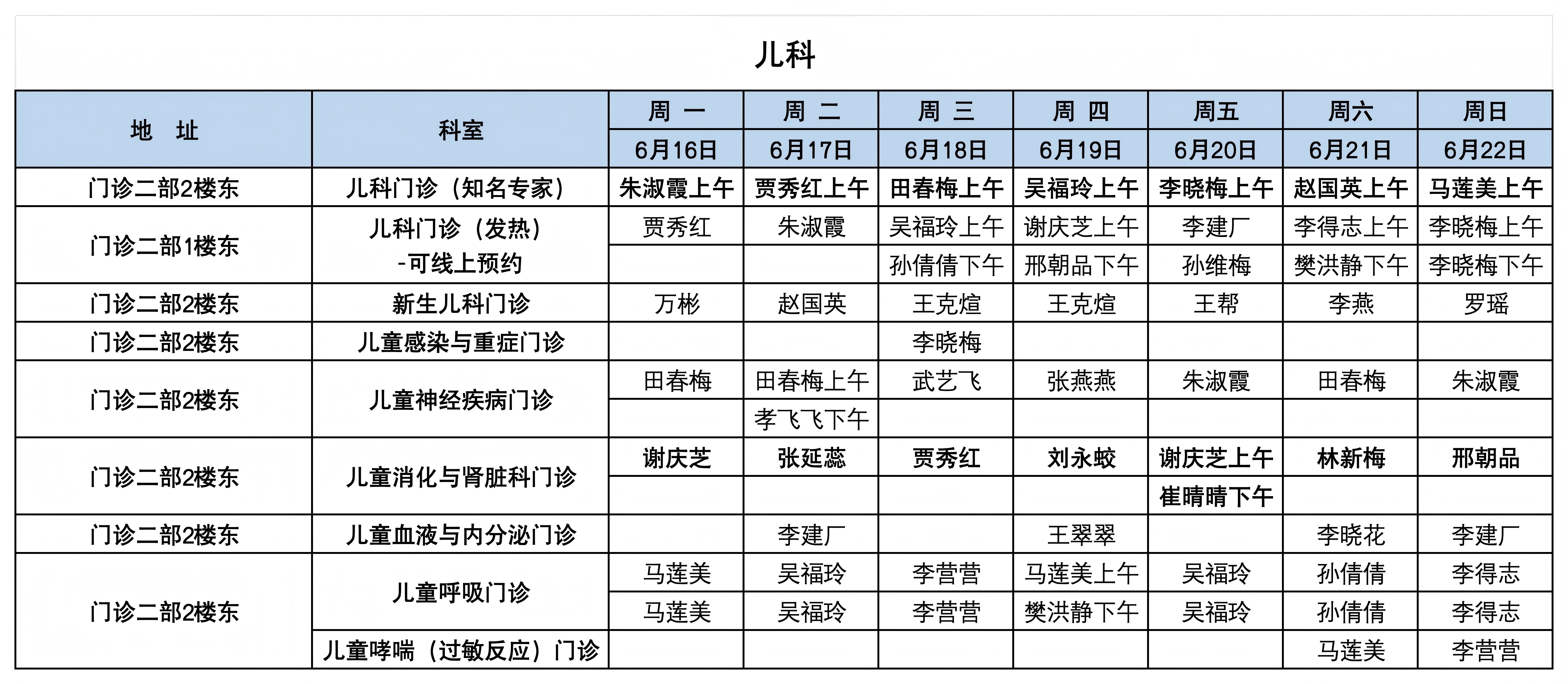 2025年6月排班收班表 -儿科0606_儿科.jpg